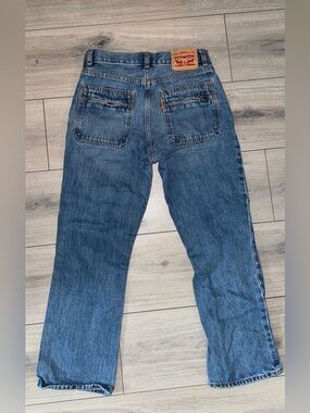 Levi's Vintage Rare 80s Orange Tag Blue High-Rise Straight Jeans - Womens